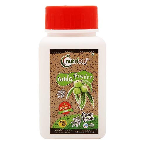 Miniatura 4 de Nutriorg Amla en polvo orgánico de 8.8 onzas (8.82oz)  Refuerzo de inmunidad y digestión  Polvo de grosella espinosa india Amla
