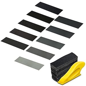 Yechok 100 Stück Nass-Trocken Schleifpapier Set