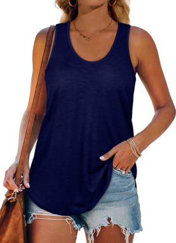Image of Womens Sweatshirts Crewneck Loose Fitting Tops For Women Long Sleeve Shirts Pullover