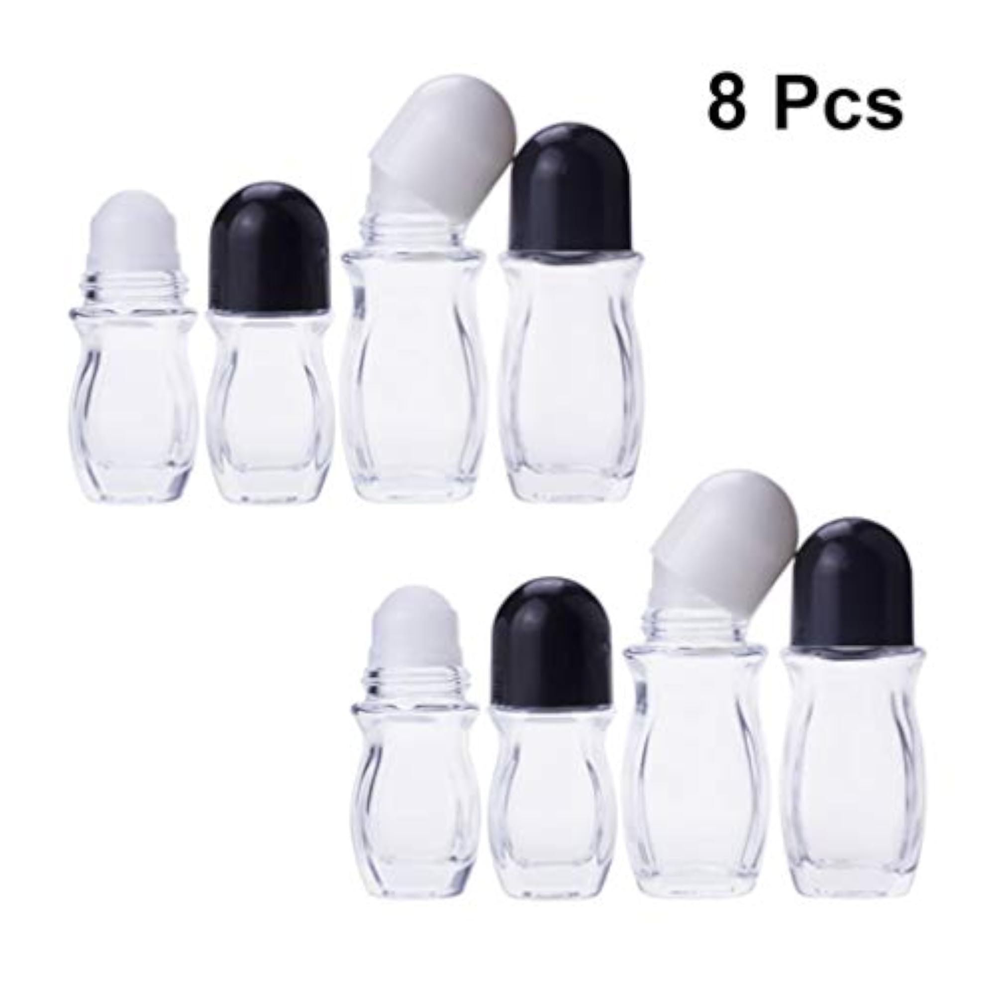 8Pcs Roller Bottles Empty Essential Oil Bottles