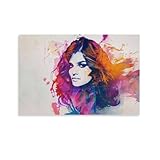 Dalida Poster sur toile Décoration murale 40 x 60 cm