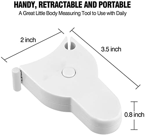 Automatic Telescopic Tape Measure, 4 Pack Body Measure Tape 60 Inch (150Cm), Self-Tightening Retractable Measuring Tape For Body Cloth Sewing Tailor #TOP4