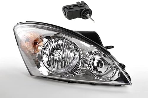 Johns, Scheinwerfer passend für Kia Cees Pro Ceed 12/06-08/09 H1 H7 rechts + Stellmotor