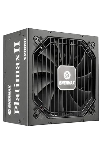 ENERMAX PLATIMAXII 1200DF 1200W Black |80 PLUS e Cybenetics Platinum |alimentatore ATX 3.1 completamente modulare |PCIe 5.1 12V-2x6 |Ventola silenziosa da 135 mm DF-Fanless | 105°C jap. Caps | - Alimentatore - Immagine 3