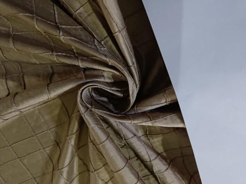 Soie dupioni beige tissu au mètre à nervures lourdes DUPPP14
