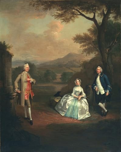 Art Mural Sir George Lyttelton par Arthur Devis en impression sur toile haut de gamme