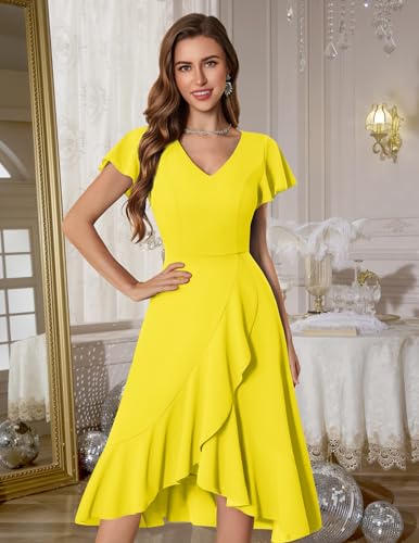 Image of DRESSTELLS Women's Cocktail Dresses 2026, Formal Fall Wedding Guest Dress