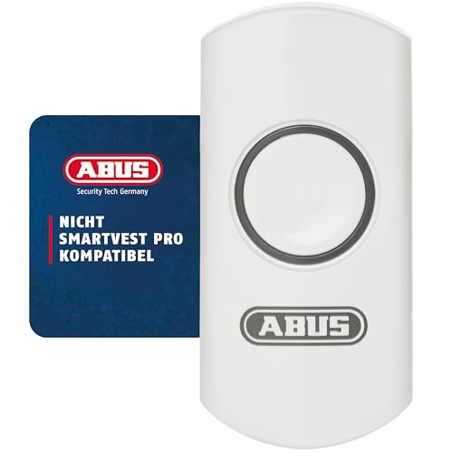 ABUS Funk-Taster für Funk-Alarmanlage - Zur Steuerung von Aktoren - Batteriebetrieben - weiß (1. Generation)