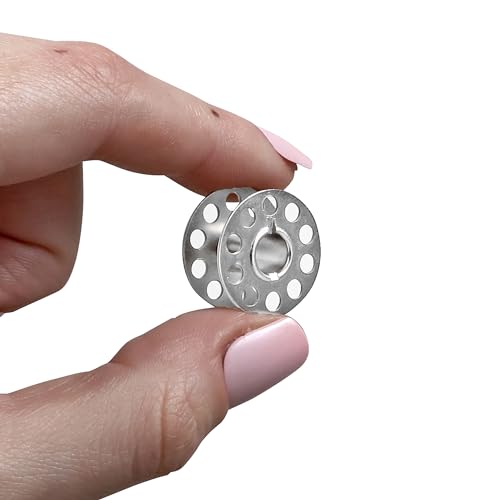 SINGER Bobbins Class 15 Metal Bobbins – Replacement Bobbins for Sewing Machine, Sewing Machine Bobbins, Sewing Machine Accessories, 12ct