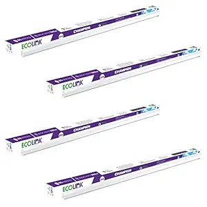 EcoLink 20-Watt Polycarbonate Batten (Cool White,Pack of 4)