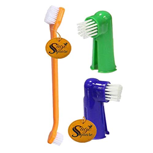 See full amazon price history chart for Sage Square set of 3 Dog Brush for Teeth & Dogs Removes Food Debris Double Sided with Long Curved Handle Super Easy Cleaning Best Soft Silicone Pet Toothbrush for Cats and Dogs (Color May Vary) Sage Square set of 3 Dog Brush for Teeth & Dogs Removes Food Debris Double Sided with Long Curved Handle Super Easy Cleaning Best Soft Silicone Pet Toothbrush for Cats and Dogs (Color May Vary) (B0892LCZQC) Amazon Price History, Amazon Price Tracker