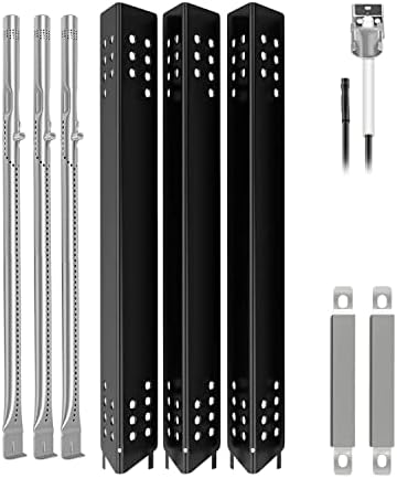 BMMXBI 463335115 463435115 Grill Parts Kit for Charbroil 466434315 466335015 G4580018W1 Replacement Performance Grills 463464315 463234815 463437815 Heat Plate Shield Burner Tube