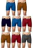 Macho Cotton Assorted Plain Long Men’s Trunk – Pack of 8 PLT, Size – 90 Cm
