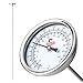 GARDEN WEASEL 98001-A Analog Soil and Composting Dial Thermometer, Long Stem 36 Inch Probe, 0° to 220° Fahrenheit (-18° to 104° Celsius) Range