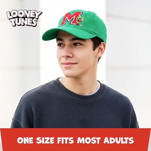 Image of Concept One Unisex Adult Looney Tunes Baseball Cap, Adult Adjustable Cotton Dad Hat with Curved Brim for Men and Women