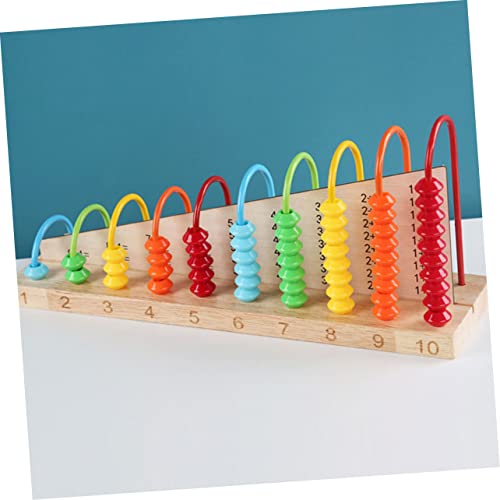 Alasum 1pc Arithmetic Teaching aids Kids Abacus Counting Teaching Aid Students Math Abacuses Kids Cognitive Toy Educational Abacus Bead Arithmetic Abacus Computing Rack Wooden Child