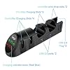 FastSnail Charging Dock Compatible with Nintendo Switch Pro Controllers and for Joy Cons & OLED Model for Joycon,Multifunction Charger Stand for Switch with 2 USB 2.0 Plug and 2.0 Ports
