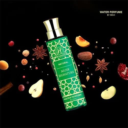 Hamidi Green Musk Water Perfume – 100ml | Alcohol-Free, Long-Lasting Unisex Fragrance – Signature Collection