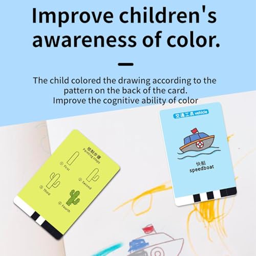 Robot de dibujo infantil con lápices para aprender palabras en casa 4