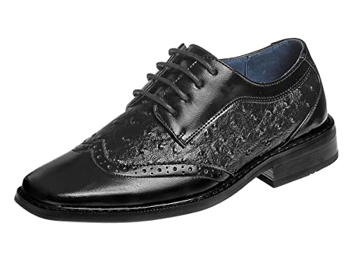 Joseph Allen Men's Boys Classic Styles Oxfords, Derbys, Monks and Loafers Casual Dress Formal Shoes Assorted Colors (Toddler to Adult Sizes)