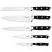 Bluesim Stainless Steel Kitchen Triple Rivet Knife Set, 5-piece