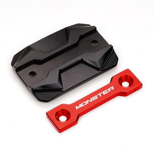 ZESIDIMO Für Duca-ti Monster 821 797 2017-2019 MONSTER 796 696 2010-2014 Motorradzubehör Deckel Bremsflüssigkeitsbehälter Deckel (DU40)