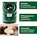 GARDIGO® Hunde- und Katzenabwehr | Hundeschreck und Katzenschreck für den Garten I Ultraschall Tiervertreiber 20-60 kHz I 120° Erfassungswinkel, 12m Reichweite | Gegen Hunde und gegen Katzen