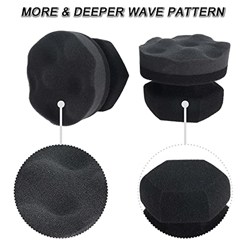 Auinland Tire Dressing Applicator Tire Shine Applicator Dressing Pad Car Detailing Foam Sponge Tire Cleaner Sponge, 10 Packs #TOP2