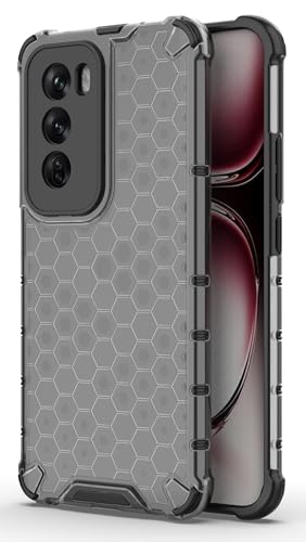 Image of Glasgow Back Case Cover Designed for [ Oppo Reno 12 5G / Reno12 5G ] (Stylish Look | Shock Proof) - Black