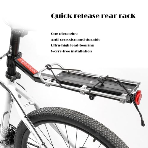 Brmyhcz Rear Bike Rack Capacity Adjustable Bike Cargo Rack Bicycle Rack For Adult Back Of Bike Carrier thumb #4