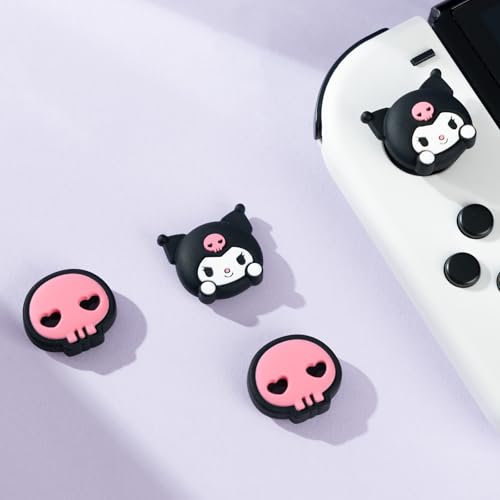 Fundas Joycon de Switch antideslizantes de silicona para joysticks de Nintendo Switch OLED 5