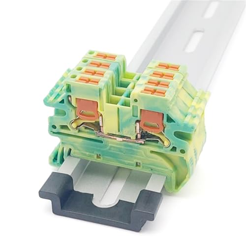 Bornier de terre modulaire PTV 2.5-PE à insertion latérale rapide pour câblage rigide et souple