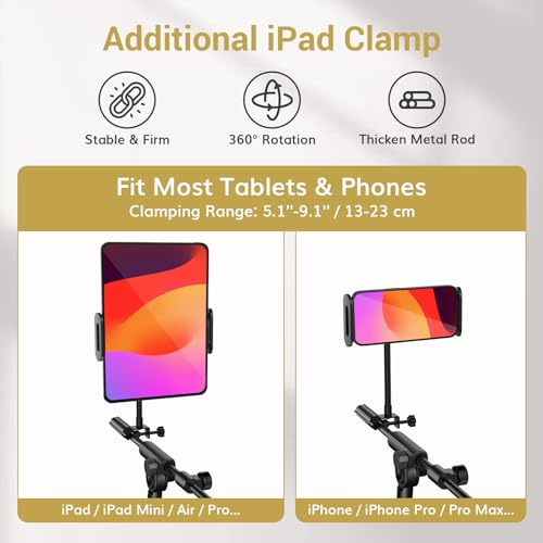 Tonor 23068 Microphone Stand With Tablet Holder thumb #3