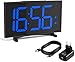 Produktbild Clock Netter Wecker Bedside 6,5 Zoll Hübscher Geführt Bildschirmhelligkeit einstellbar 6 Lautstärkepegel einstellbar Schlummerfunktion einschließlich Adapter