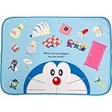 MORIPiLO ドラえもん 膝掛け ブランケット (ひみつ道具 柔らかシープボア) 可愛い あったか グッズ 毛布 夏 冬 冷房対策 70x100cm ブルー 小学館 キャラクター まくらのモリシタ