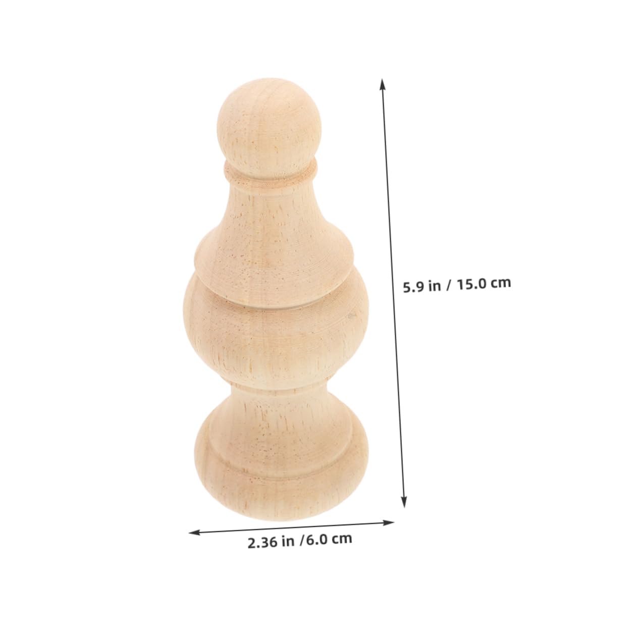 Unomor 2pcs Decorative Spherical Toppers for Bed Posts Curtain Rods and Flagpoles Sturdy Craftsmanship with Intricate Carvings for Home Decor Upgrade