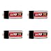Venom Fly 30C 1S 70mAh 3.7V LiPo Battery with E-flite MCX Plug x4 Pack Combo - Compare to E-flite EFLB0701S