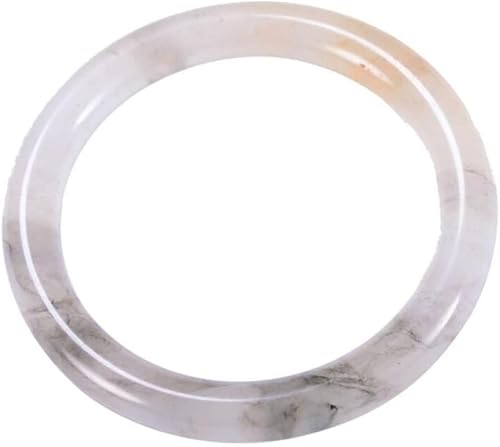 HAvern Jade Bracelet Women'S Jade Bangles, Xinjiang Gobi Colorful Jade Bangles Bracelets, Golden Silk Jade Bracelets, Round Bar Bangles Floating Flower Jade Bracelets, With Jewelry Box, 5