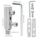 XoeLLe Schraubenausdreher, Linksausdreher, Beschädigte Schrauben Ausdreher Set, Schraubenlöser, Screw Extractor, Handschlagschrauber, Werkzeug zum Entfernen und Reparieren, 1/2 Zoll und 3/4 Zoll