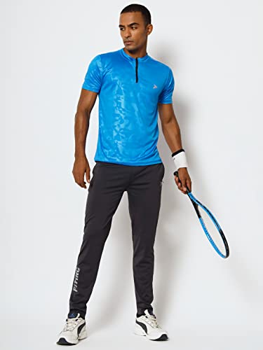 Image of FITINC Men's Stretchable Track Pant for Gym with Zipper Pockets