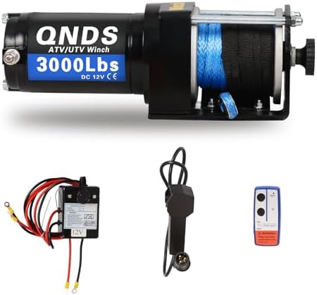 Amazon: Zostera 2000lb Winch for ATV,Small Electric Winch 12V with