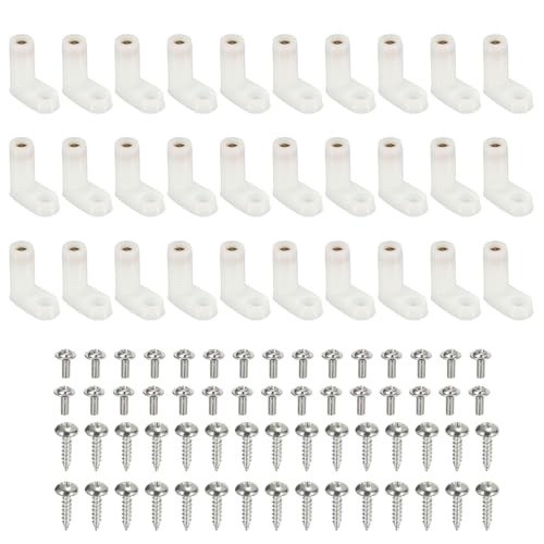 Amazon | uxcell 60個の回路基板L字型絶縁PCBスペーサー20mm