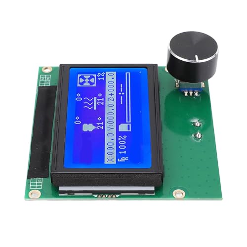 Écran LCD pour imprimante 12864 bleu avec panneau de commande et câble ruban
