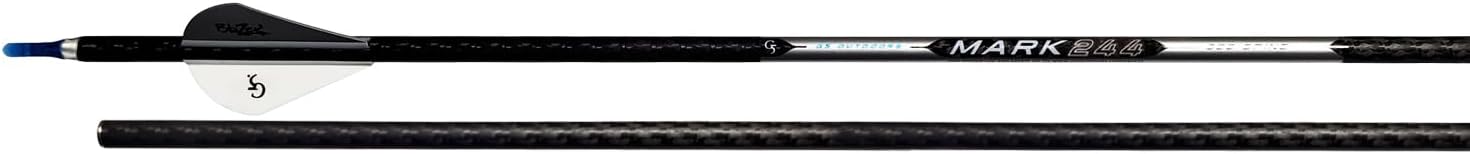 G5 Outdoors Mark Premium Hunting Arrows | .203/.244 Diameter | 300/350 Spine | Fletched 6 Pack