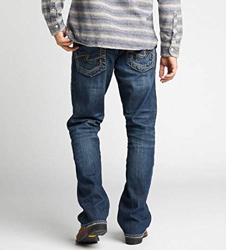 Silver Jeans Co. Men's Gordie Relaxed Fit Straight Leg Jeans4