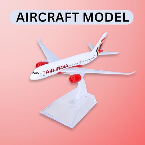 Image of Air India New Airlines, diecast, Metal Aeroplane Scale Model Office only for Display, Size -16 cm-A320 ((New Air India)