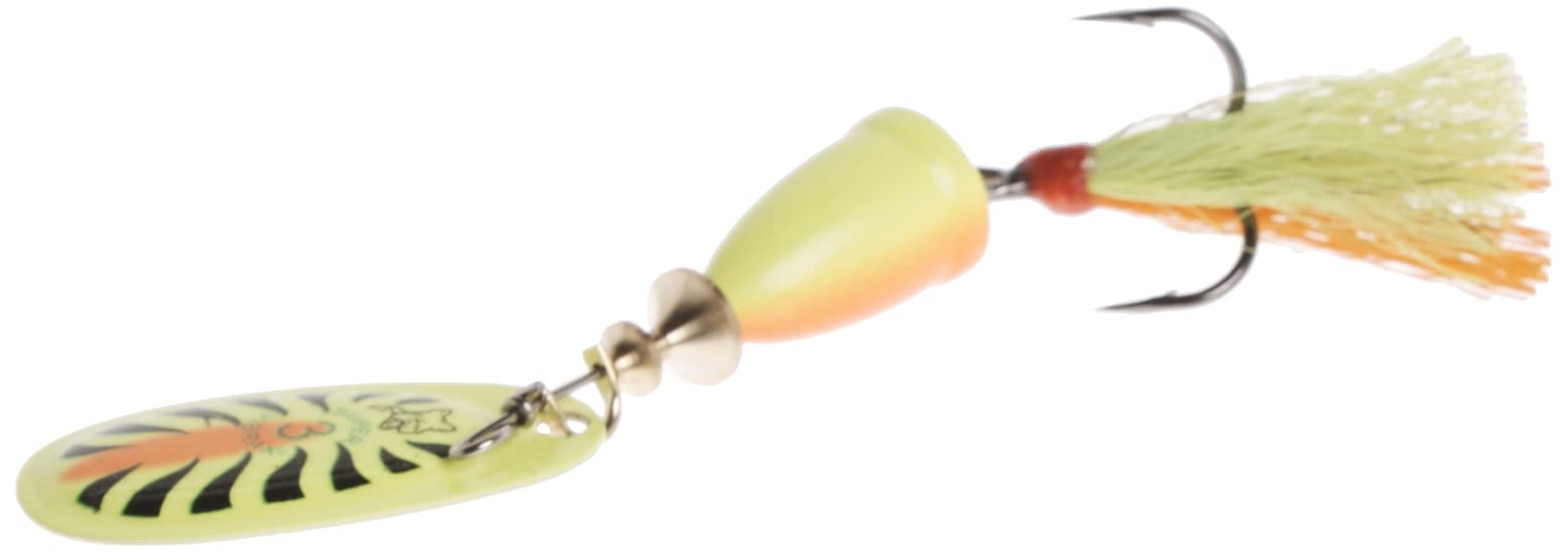 Blue Fox Classic Vibrax 03 Foxtail Tackle, Fire Tiger, 1/4, 61-30-105IC