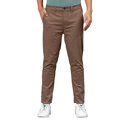 Image of Red Tape Casual Chinos for Men | Grey | Solid Woven Chinos | Skinny |Comfortable & Breathable | Durable & Moisture Absorbent | Cotton Chinos for Men