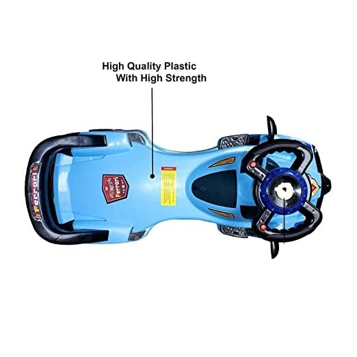 Image of myhoodwink Baby Magic Car for Kids, Ride-on Baby Car, Kids Push Car, Swing Car |Comfortable Seats Durable Ridor Ride on Toy Car for Kids, Twister Ride on, Magic Toy Car, Push Rider, Age 2+ (Blue)