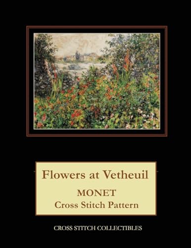 Flowers at Vetheuil: Monet Cross Stitch Pattern